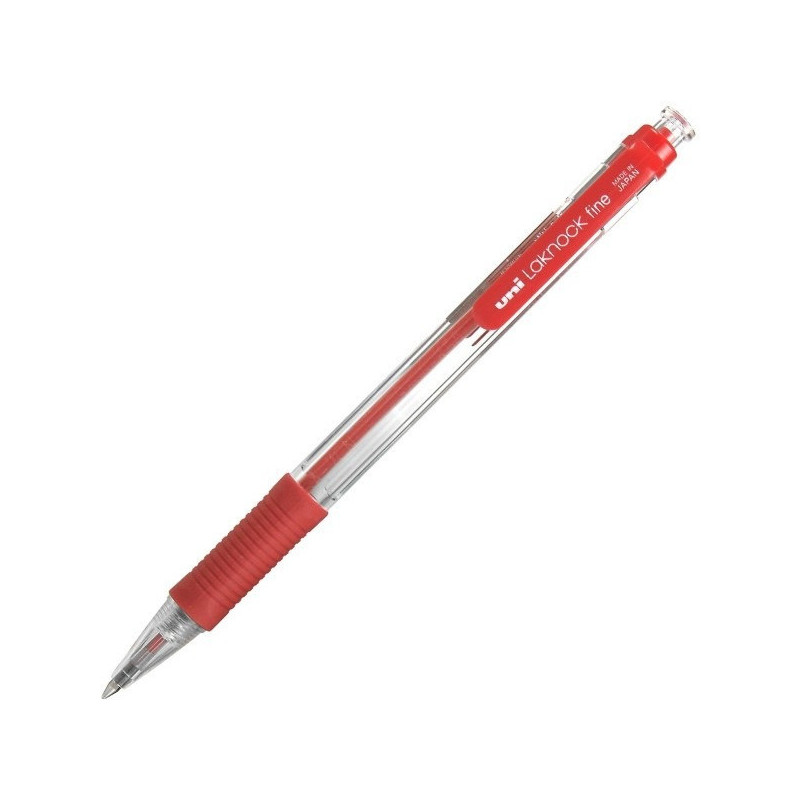 DŁUGOPIS UNI SN-101 LAKNOCK CZERWONY