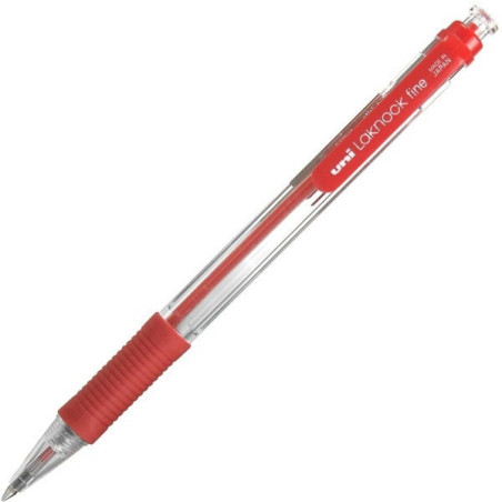 DŁUGOPIS UNI SN-101 LAKNOCK CZERWONY