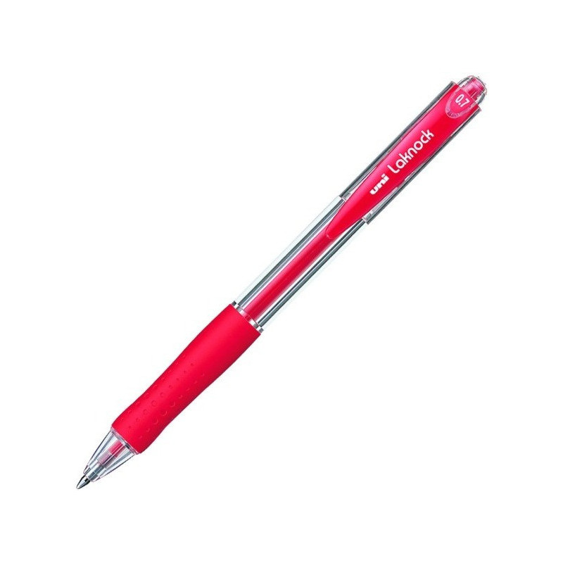 DŁUGOPIS UNI SN-100 LACKNOCK CZERWONY