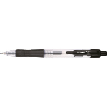Długopis żelowy Donau Gelclick 0.5mm czarny