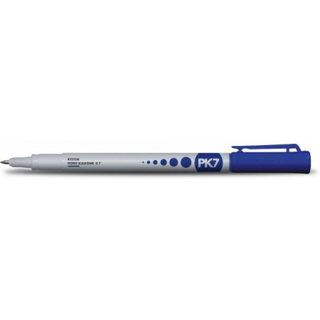 PIÓRO KULKOWE RYSTOR PK7 0.7mm NIEBIESKIE