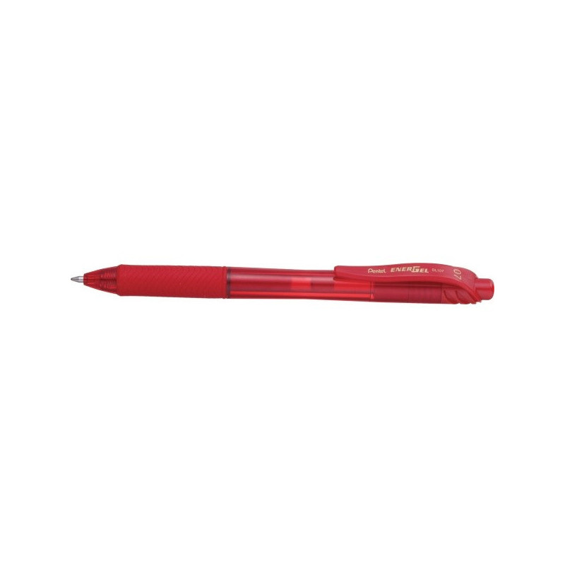 PIÓRO ŻELOWE PENTEL ENERGEL X BL107 CZERWONE
