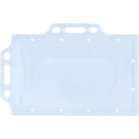 Identyfikator Donau 56x90mm PCV 2 uchwyty transparentny