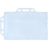 Identyfikator Donau 56x90mm PCV 2 uchwyty transparentny