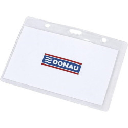 Identyfikator Donau 105x65mm PCV transparentny
