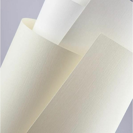 PAPIER OZDOBNY A4/120g PŁÓTNO BIAŁY (50)