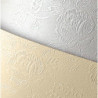 KARTON OZDOBNY A4/220g FLORAL KREMOWY (20)
