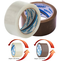 TAŚMA PAKOWA SMART 48mm/100m AKRYL BRĄZOWA