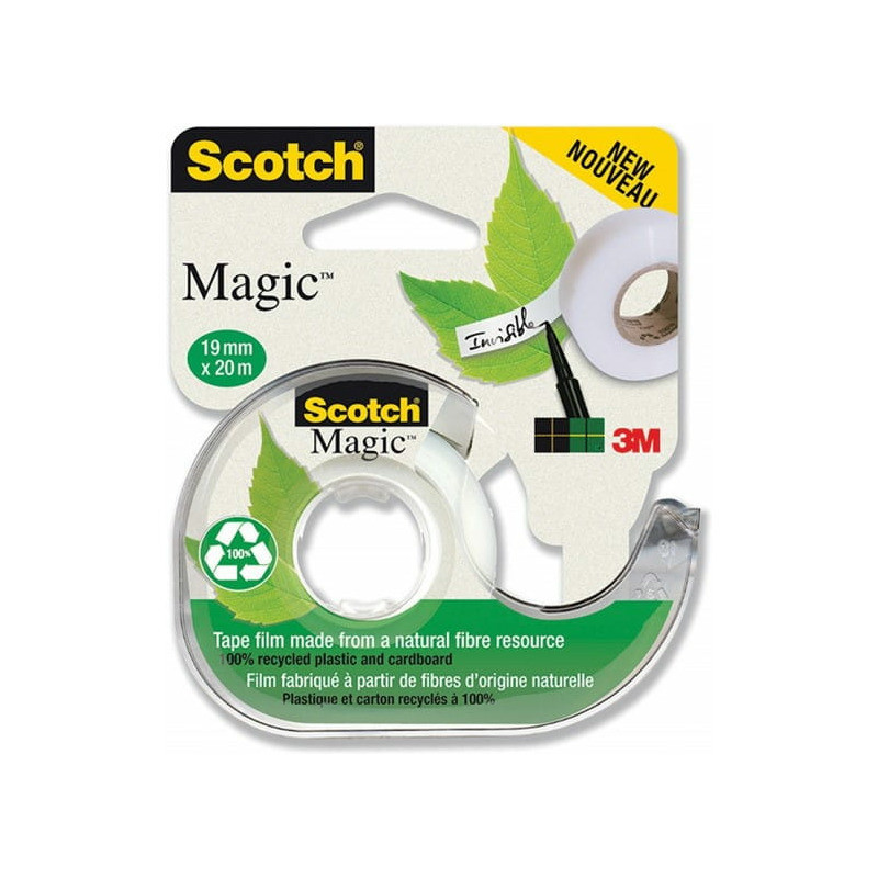Taśma biurowa Scotch Magic 19mm/20m + podajnik