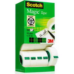 TAŚMY BIUROWE SCOTCH MAGIC 19mm/33m MATOWE (14)