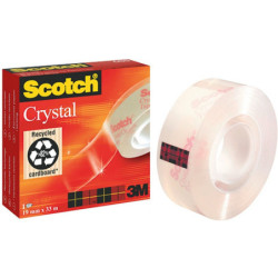 TAŚMA BIUROWA SCOTCH CRYSTAL 19mm/33m