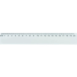 LINIJKA PRZEZROCZYSTA 20cm