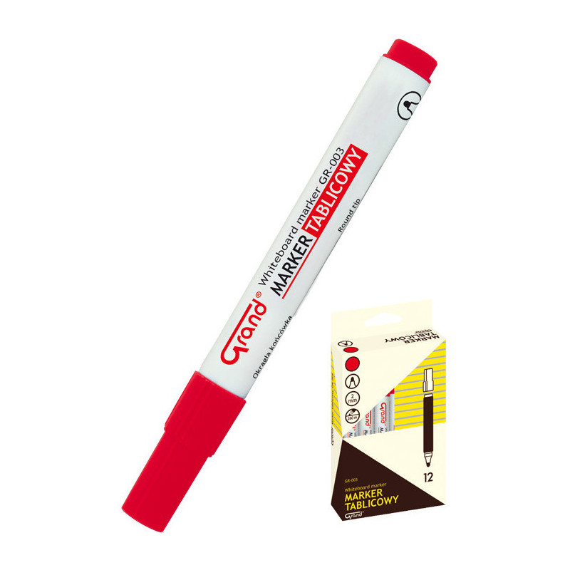 MARKER DO TABLIC GRAND GR-003 CZERWONY