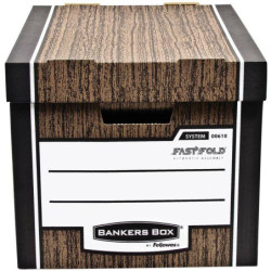 Pudło Bankers Box Woodgrain 340x295x405mm brązowe (2)