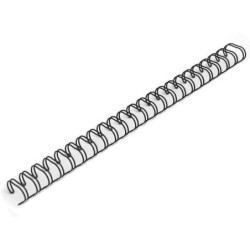 GRZBIETY DRUTOWE 3:1 9,5mm CZARNE (100)