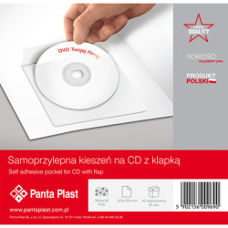 KIESZEŃ SAMOPRZYLEPNA NA CD/DVD 120mmx120mm (25)