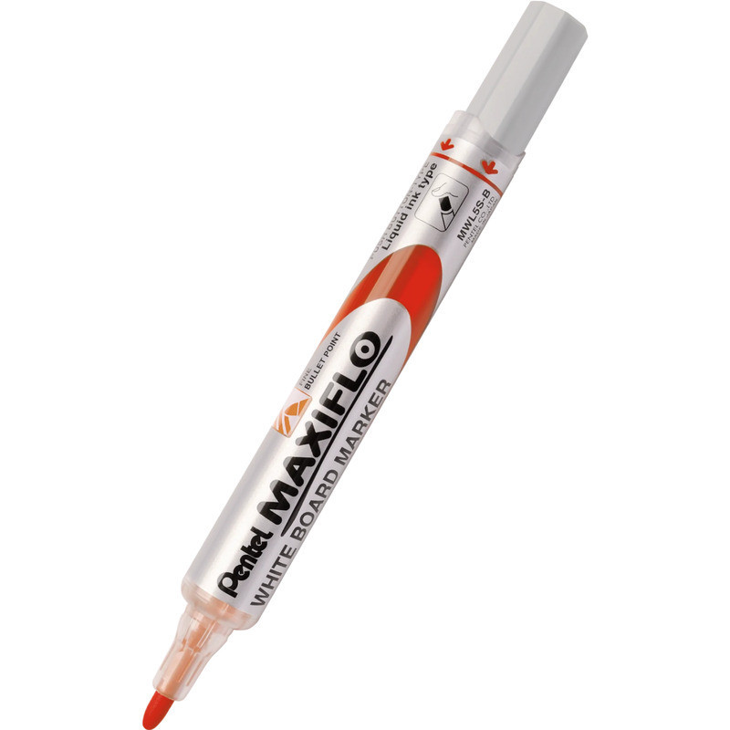 Marker do tablic Pentel Maxiflo MWL5S czerwony