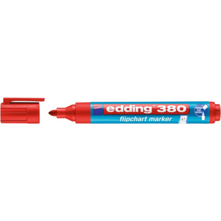 Marker do flipchartów Edding 380 czerwony