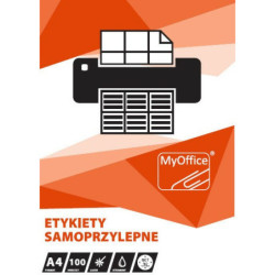 Etykiety MyOffice A4 210x148mm białe (100)