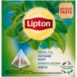 HERBATA LIPTON PIRAMID's GREEN z MIĘTĄ (20)