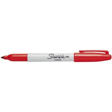 MARKER PERMANENTNY SHARPIE FINE CZERWONY