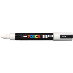MARKER Z FARBĄ PLAKATOWĄ UNI PC-5M POSCA BIAŁY