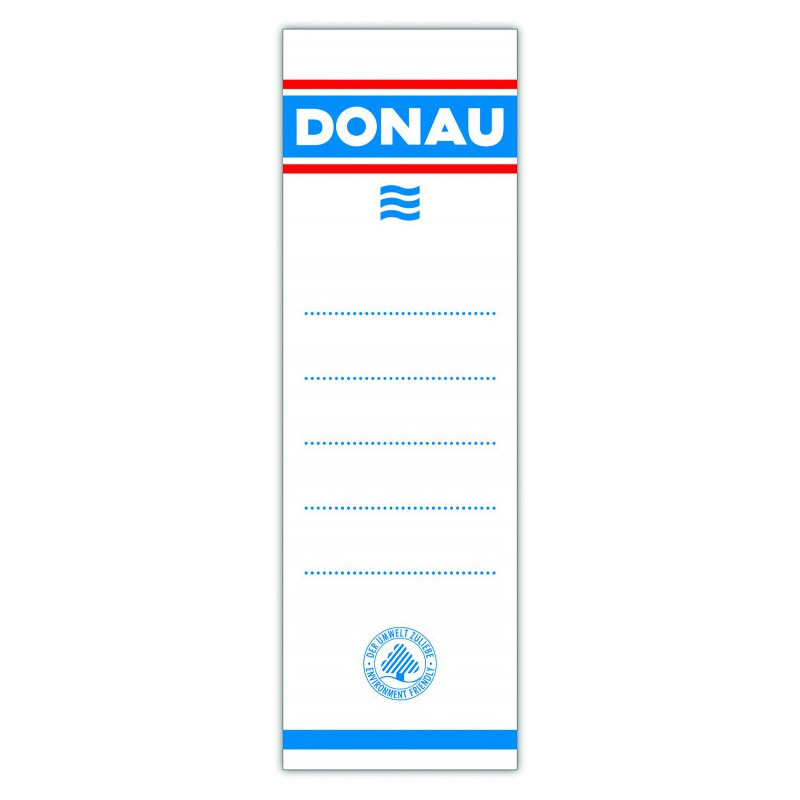 Etykiety na segregator Donau 48x153mm wsuwane (20)