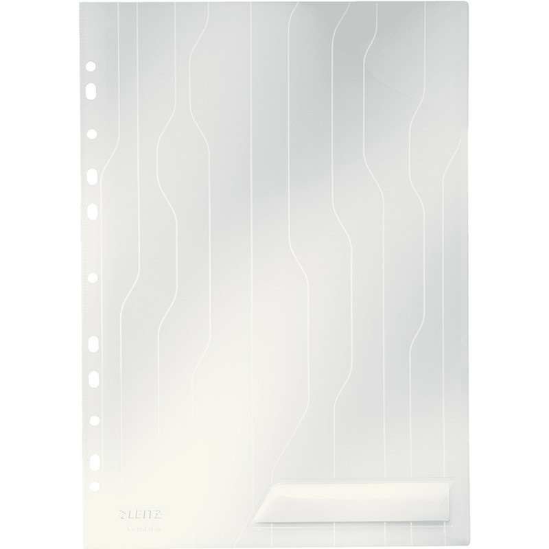 FOLDER LEITZ COMBIFILE A4 BIAŁY TRANSPARENTNY (5)