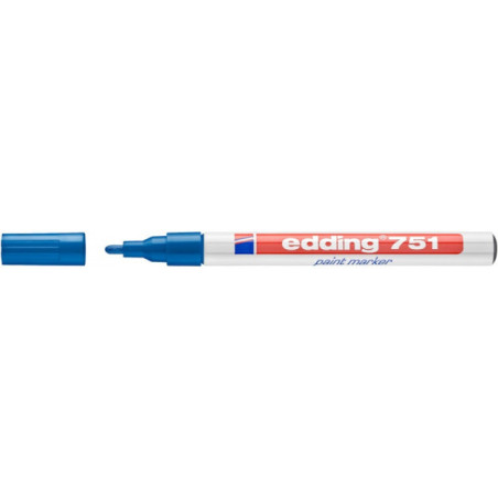 Marker olejowy Edding 751 niebieski