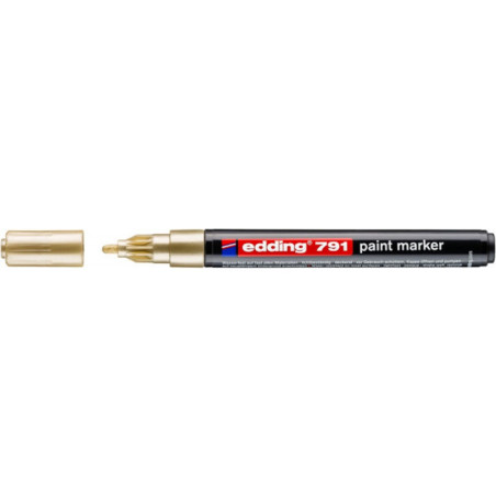 Marker olejowy Edding 791 złoty