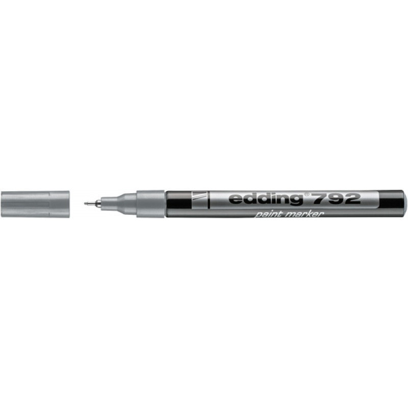Marker olejowy Edding 792 srebrny