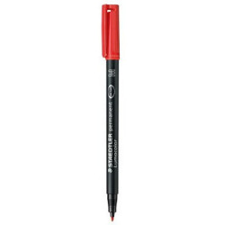 FOLIOPIS STAEDTLER LUMOCOLOR M CZERWONY
