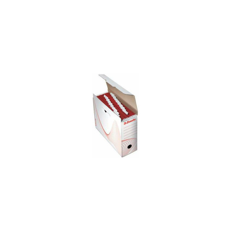 PUDŁO NA TECZKI ZAWIESZANE ESSELTE 117x285x337mm BIAŁE