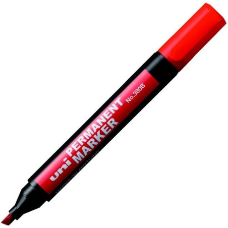 MARKER PERMANENTNY UNI No.380B CZERWONY