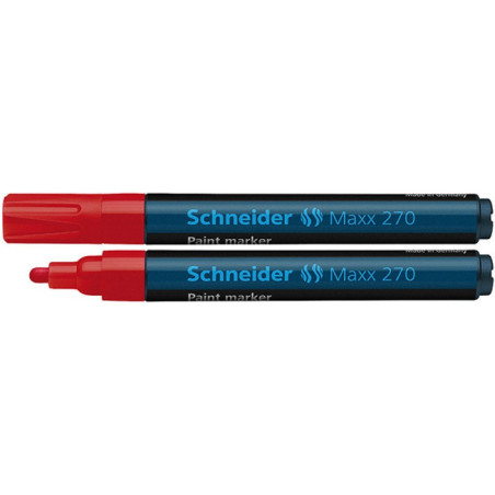 Marker olejowy Schneider Maxx 270 czerwony