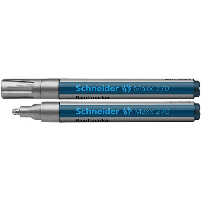 Marker olejowy Schneider Maxx 270 srebrny