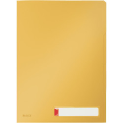 Folder PP Leitz Cosy A4/200um 3 przegródki żółty