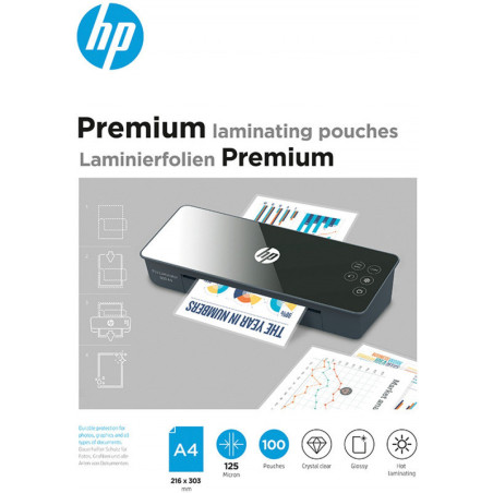 FOLIA LAMINACYJNA HP PREMIUM A4/125uM BŁYSK (100)