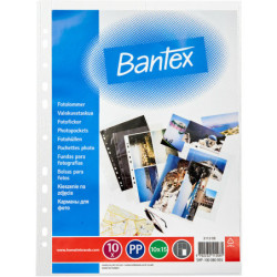 Koszulki na zdjęcia Bantex 10x15cm/100um krystaliczne (10)