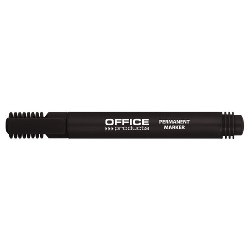 Marker permanentny Office Products 1-3mm okragły czarny