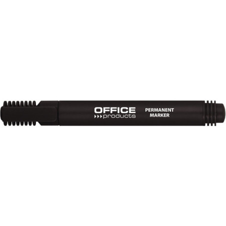Marker permanentny Office Products 1-3mm okragły czarny