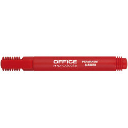 Marker permanentny Office Products 1-3mm okragły czerwony