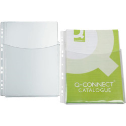 Koszulki na katalogi Q-Connect A4/180um krystaliczne (5)