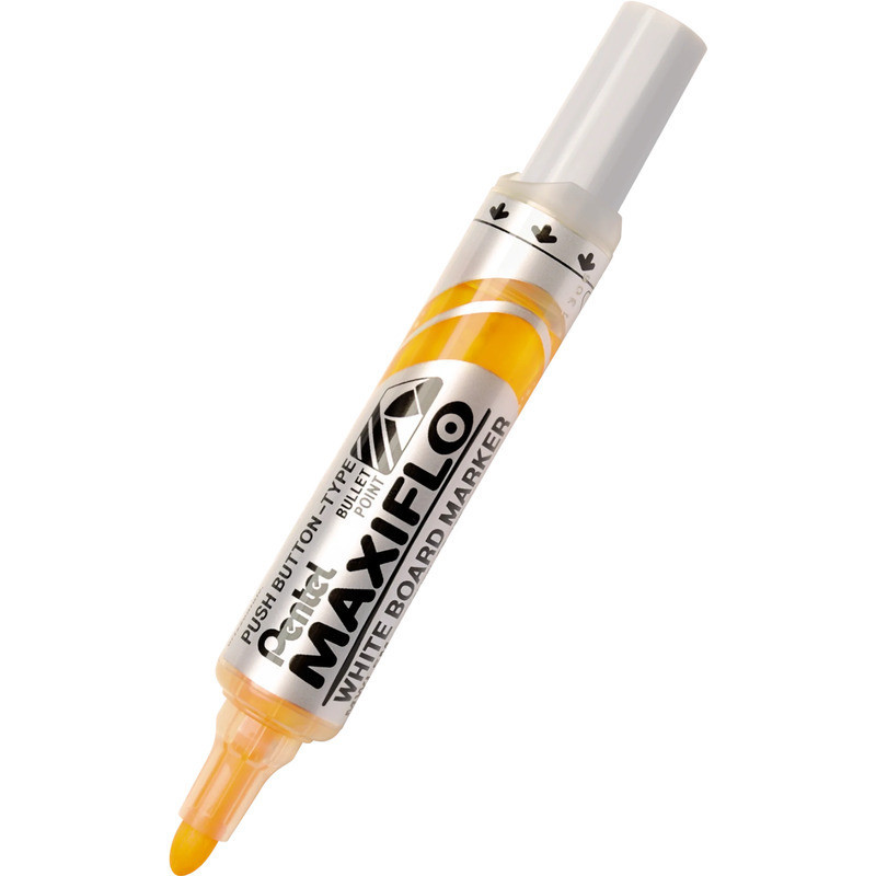 Marker do tablic Pentel Maxiflo MWL5M żółty