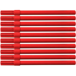 Flamastry Office Products 1.0mm czerwone (10)