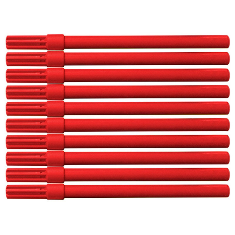 Flamastry Office Products 1.0mm czerwone (10)