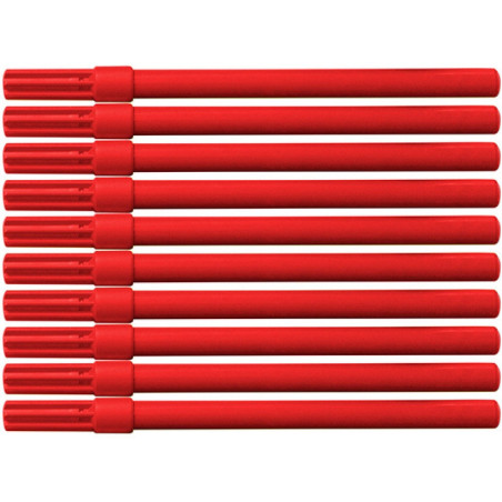 Flamastry Office Products 1.0mm czerwone (10)