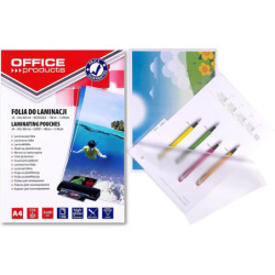 Folia laminacyjna Office Products A4 2x80um błyszcząca (100)