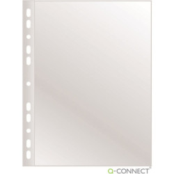 Koszulki Q-Connect A4/40um poszerzane groszkowe (100)