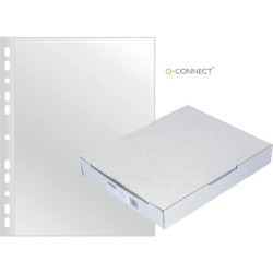 Koszulki Q-Connect A4/120um krystaliczne (100)